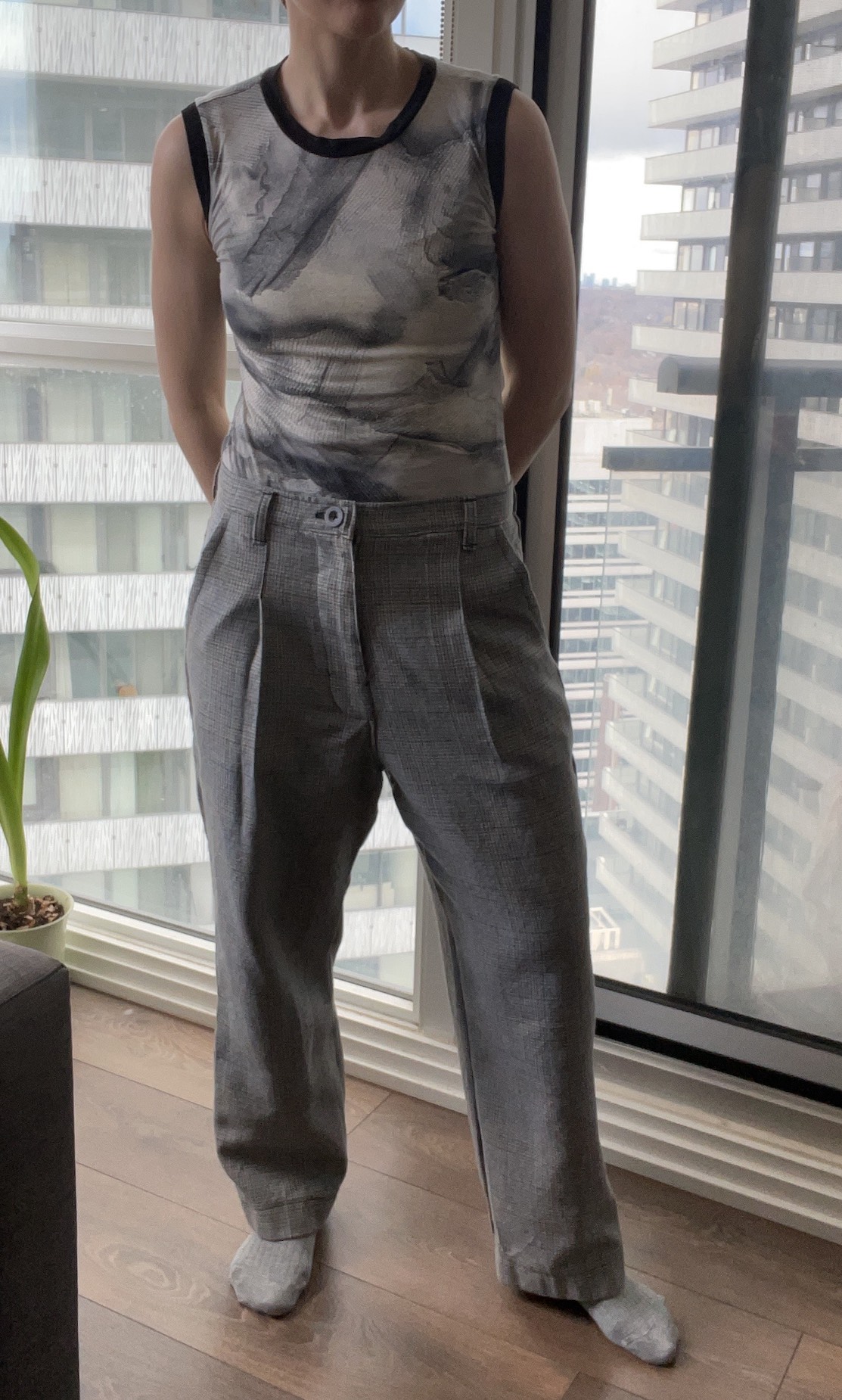 trousers as seen on a human