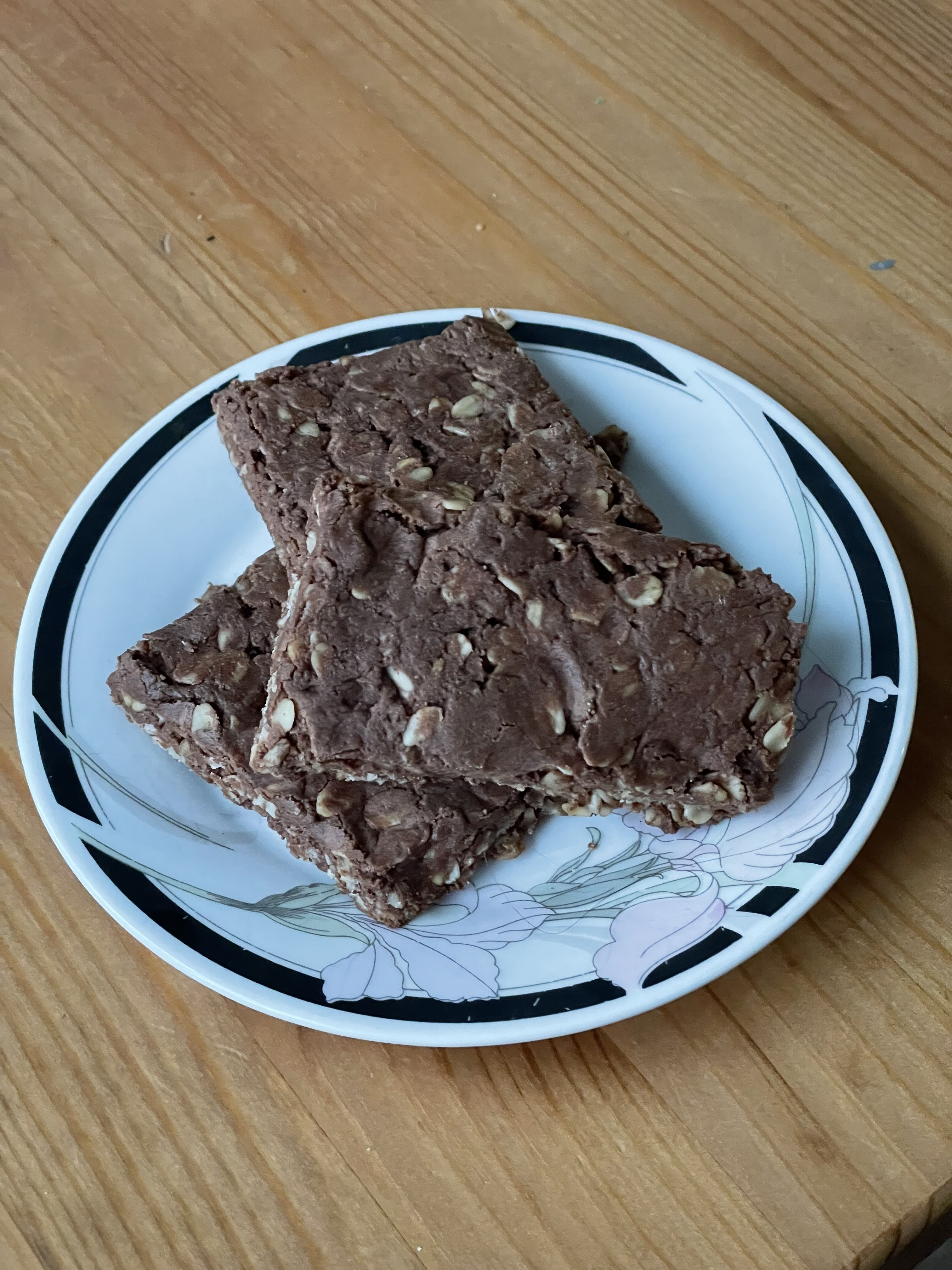 image of completed Protein No-Bake Cookies